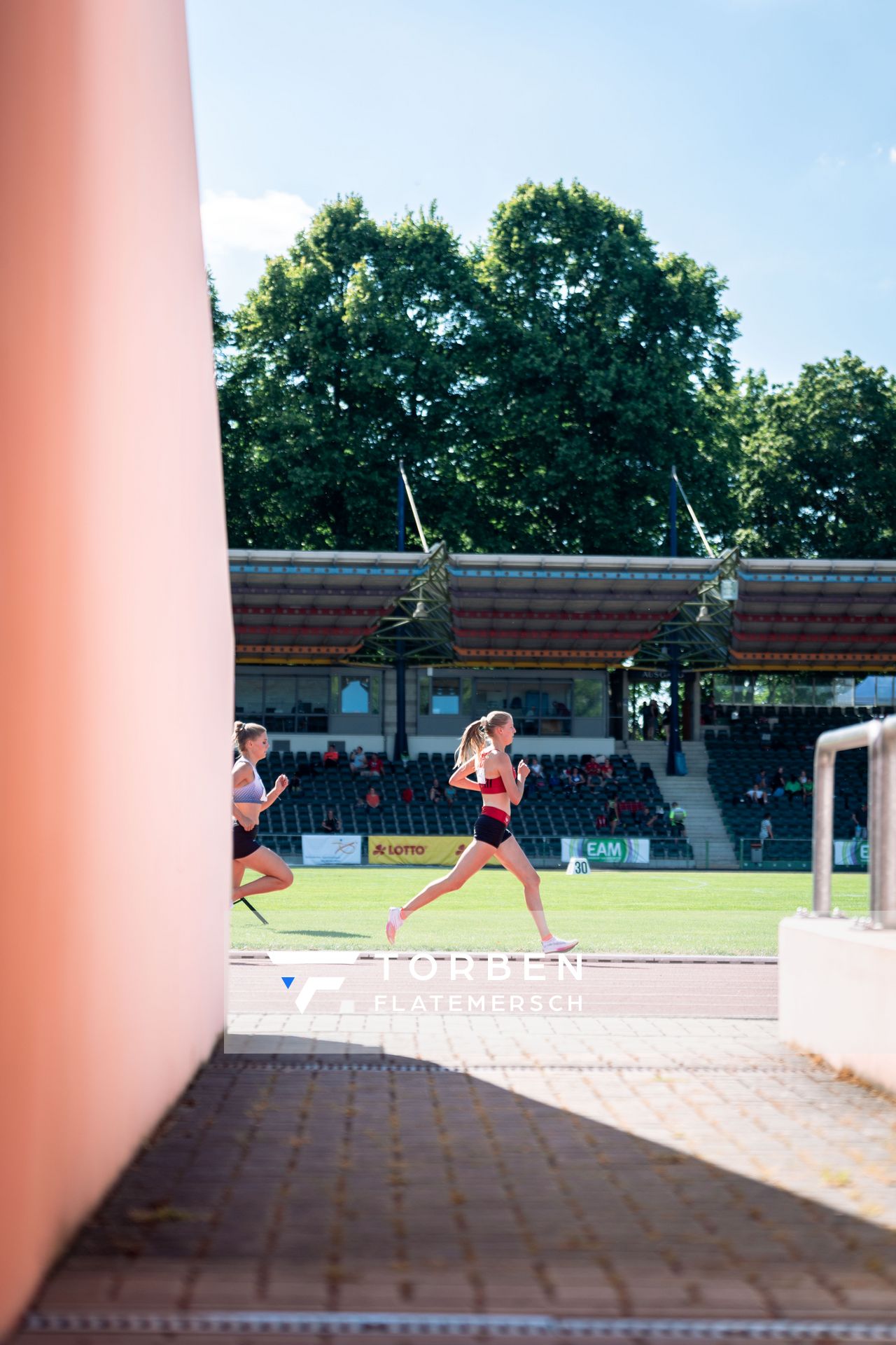 Marie Proepsting (VfL Eintracht Hannover) am 02.07.2022 waehrend den NLV+BLV Leichtathletik-Landesmeisterschaften im Jahnstadion in Goettingen (Tag 1)